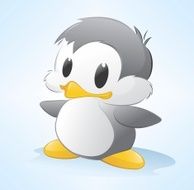 Cartoon penguin N3