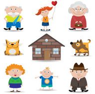 family icon set N10
