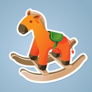 toy horse sticker