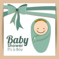 Baby shower design N410