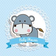 Baby shower design N412