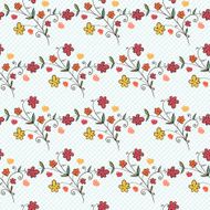 Floral seamless pattern Flowers background N5