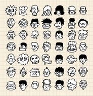 cute cartoon face N2