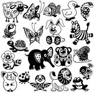 black white set for kids