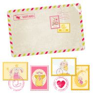 Baby Shower or Arrival Postage Stamps N3