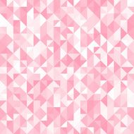 Abstract crystal pink triangle background Vector illustration