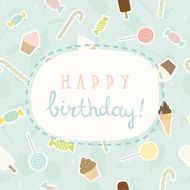 Birthday greeting card N37