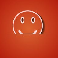 Vector background Orange icon applique Eps10 N4