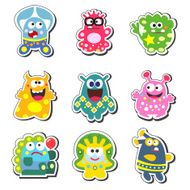 Cartoon monsters set N2