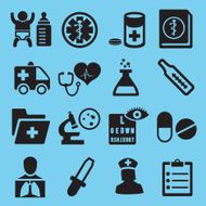 Medical icons for design