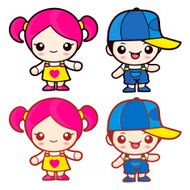 cute boy and girl N2