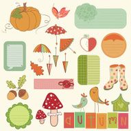 Autumn Cute Elements Set N3