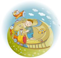 Little Boy with Toys