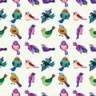 seamless bird pattern N5