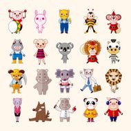 set of animal icon