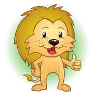 Lion Cub Thumbs Up