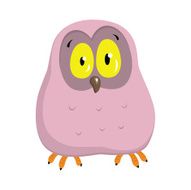 Cartoon goofy owlet