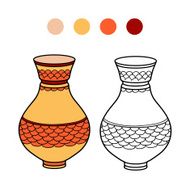 Coloring book (vase) N4