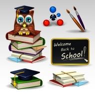 School icons set2