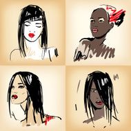 Beautiful girls set N2
