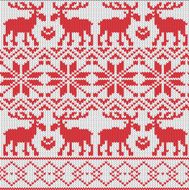 Seamless pattern with winter sweater design N7