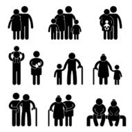 Happy Family Pictogram