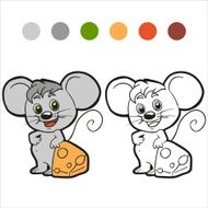 Coloring book (mouse) N5