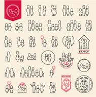 Family Icons Set N23