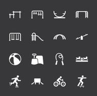 Playground Icons - White Series