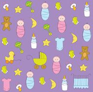 Baby Boy Girl Colorful Pattern