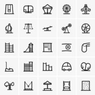 Amusement Park Icons N6