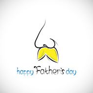 abstract mustache and nose