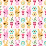 seamless rabbits pattern N6