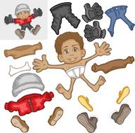 Dress up Brown Boy