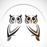 Vector image of an owl N4