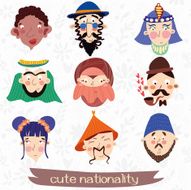 cute nationality- illustration N2