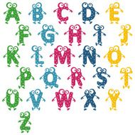 alphabet cheerful