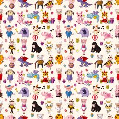 seamless animal pattern N21