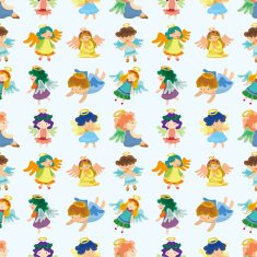 seamless angel pattern N10