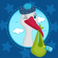 stork brought baby