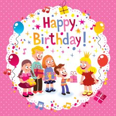 Happy Birthday card N104