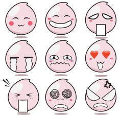 Manga emoticons