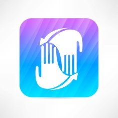 Hands symbol icon
