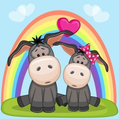 Lovers Donkeys N7