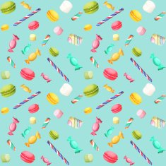 Candy seamless pattern