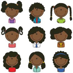 African-American Girls Avatar