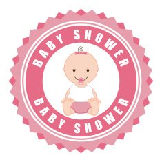Baby shower design N409