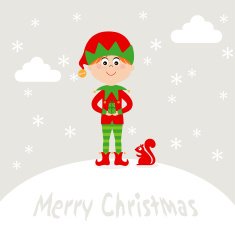 Cute Christmas Elf N8