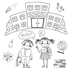 Friends are waiting for you at school N2