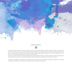 Vector watercolor template N130